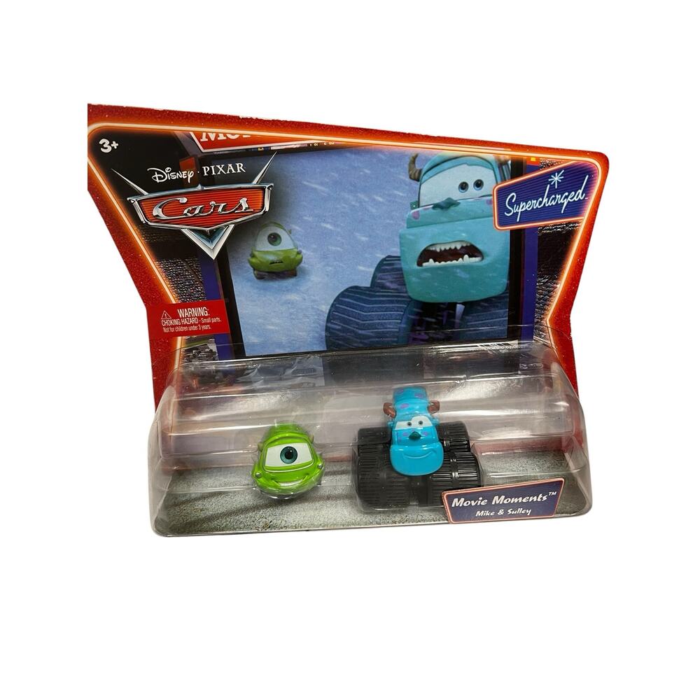 Disney Pixar Cars Movie Moments Mike Sulley Mattel Monsters Inc Diecast Set NIP